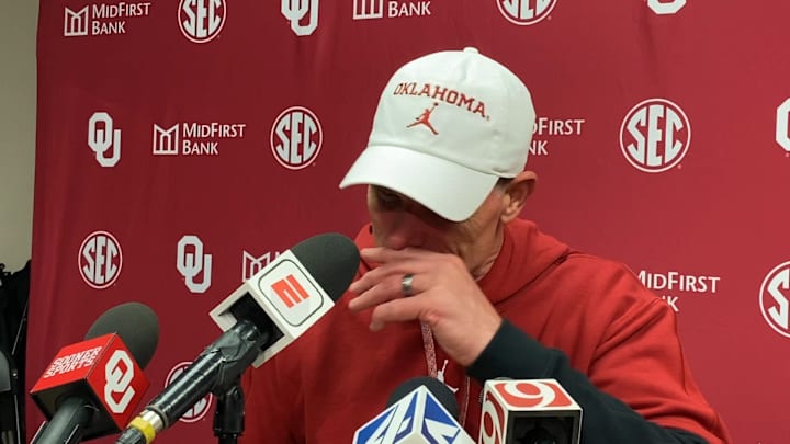 Oklahoma HC Brent Venables LSU Postgame