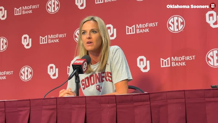 Oklahoma HC Jennie Baranczyk Media Day