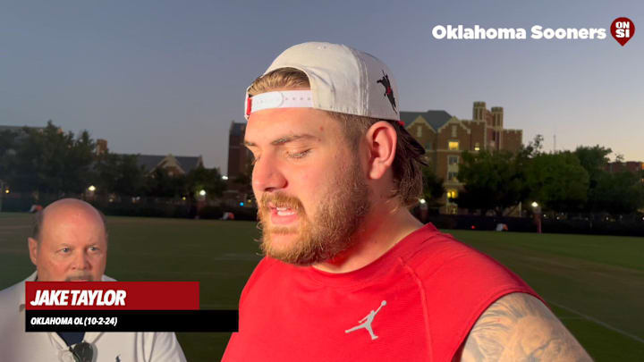 Oklahoma OT Jake Taylor bye week interview Oklahoma OT Jake Taylor bye week interview