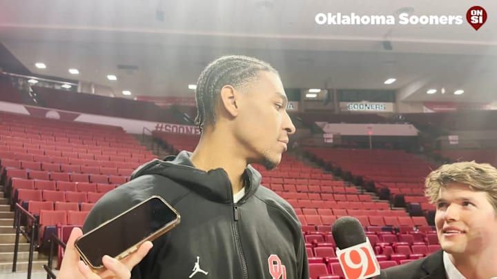 Oklahoma Sooners senior F Jalon Moore Reacts to NCAA Tournament Reveal