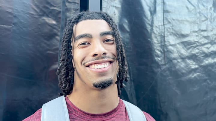 Oklahoma Sooners WR Isaiah Sategna South Carolina postgame