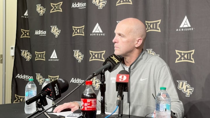 Oklahoma State coach Steve Lutz Postgame at UCF Oklahoma State coach Steve Lutz Postgame at UCF