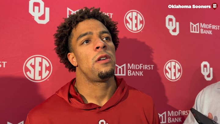 Oklahoma WR Brenen Thompson Houston Postgame