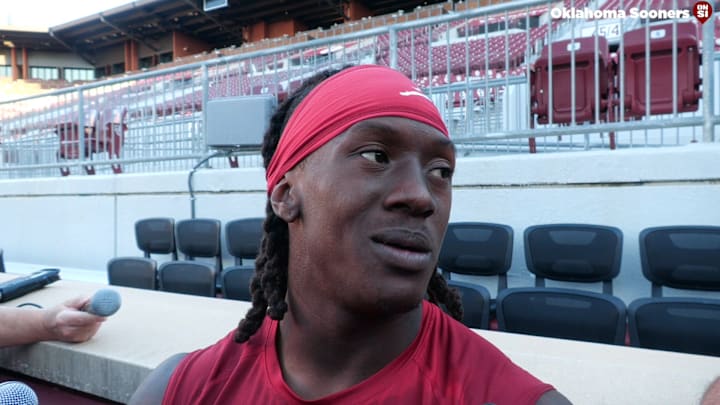 Oklahoma WR Deion Burks Interview 9-9-24