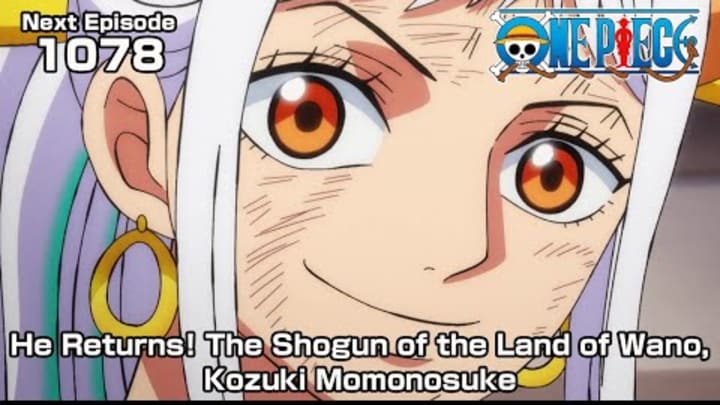 ONE PIECE episode1078 Teaser “He Returns! The Shogun of the Land of Wano,Kozuki Momonosuke”