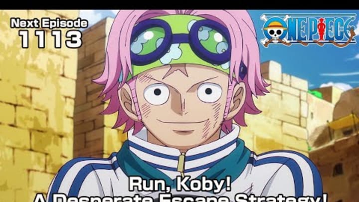 ONE PIECE episode1113 Teaser  "Run, Koby! A Desperate Escape Strategy!"