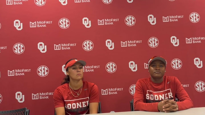 OU Softball: Nelly McEnroe-Marinas and Maya Bland MACU Postgame