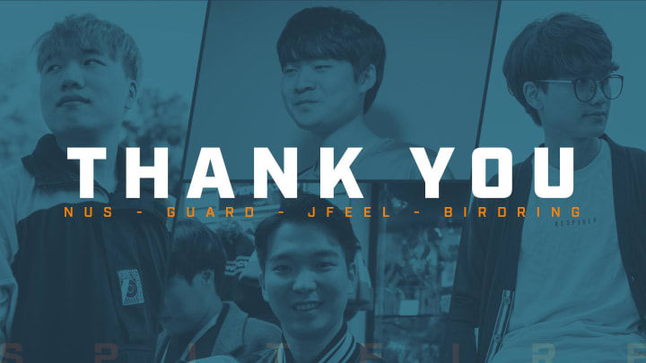 The London Spitfire released NUS, Guard, Jfeel and birdring on Thursday