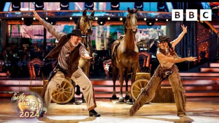 Paul Merson and Karen Hauer Cha Cha to the Them from The Magnificent Seven ✨ BBC Strictly 2024
