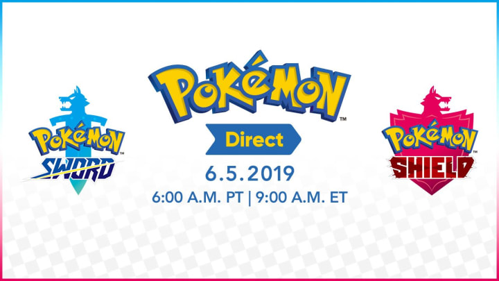 Pokemon Sword and Shield Direct announced Monday, scheduled for just before E3. Pokemon Sword and Shield Direct announced Monday, scheduled for just before E3.