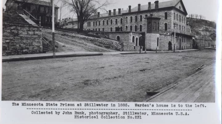 The Minnesota State Prison at Stillwater in 1885