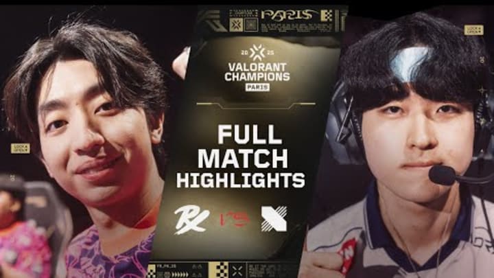 PRX vs. DRX | MATCH HIGHLIGHTS | VALORANT Champions Paris 2025 - Playoffs Stage