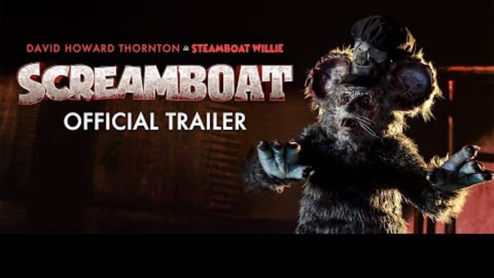 Screamboat | Official Red Band Trailer | In Theaters 4/2 | David Howard Thornton Steamboat Willie