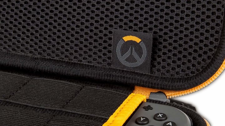 The Overwatch Nintendo Switch case listed and de-listed on Amazon