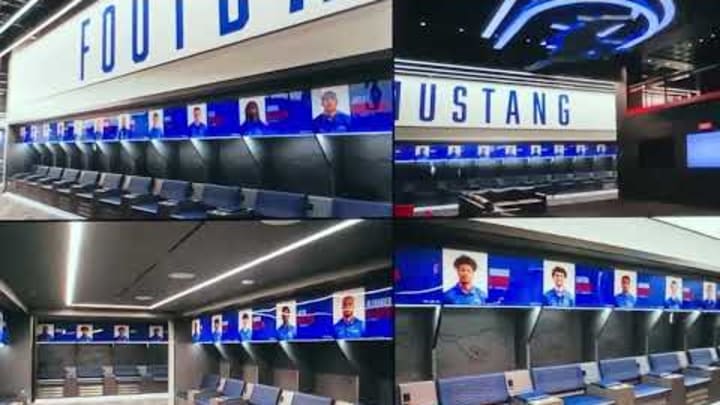 SMU Mustangs Football 🏈 2024 Brand New Locker room In The End zone Complex