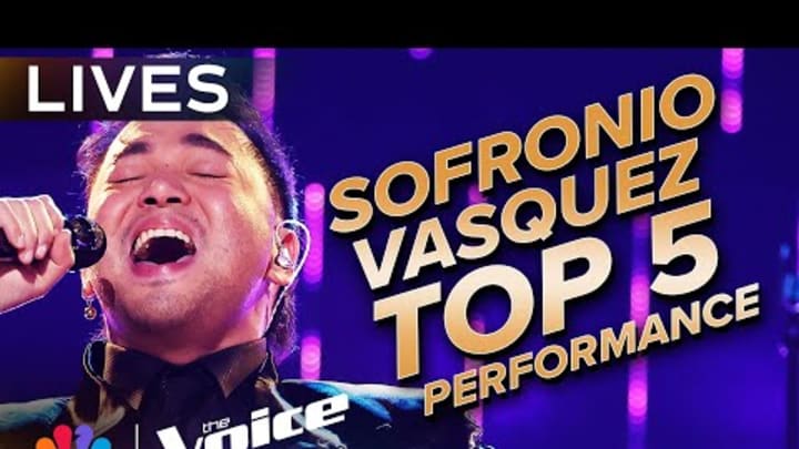 Sofronio Vasquez Performs "Unstoppable" By Sia | The Voice Finale | NBC