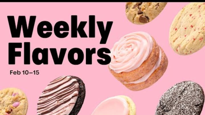 Strawberry Cake, Valentine Confetti, & More! | Crumbl