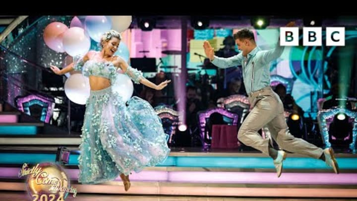 Tasha Ghouri and Aljaz Skorjanec Quickstep to Fantasy by Mariah Carey ✨ BBC Strictly 2024