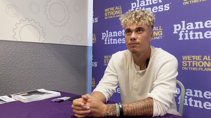 Tayven Jackson Looks Ahead To Space Game at Planet Fitness Meet-and-Greet
