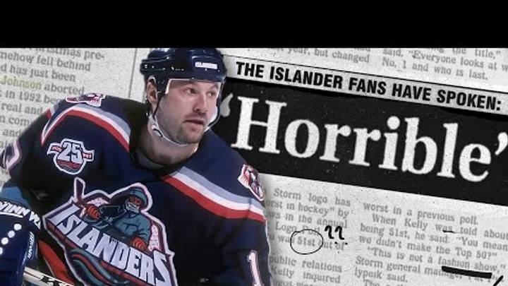 The logo that ruined an NHL dynasty. | Islanders Fisherman Era