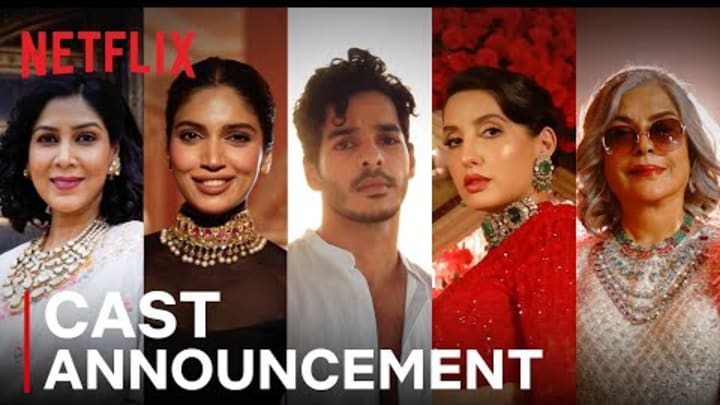 The Royals | Cast Announcement | Ishaan Khatter, Bhumi Pednekar, Zeenat Aman, Nora Fatehi