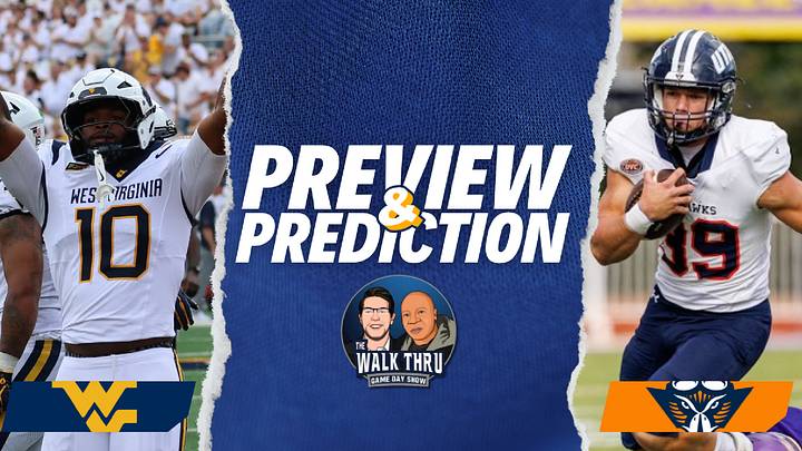 The Walk Thru Game Day Show: WVU vs. UT Martin Preview + Prediction The Walk Thru Game Day Show: WVU vs. UT Martin Preview + Prediction