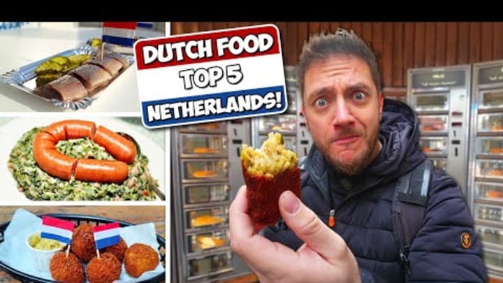 TOP 5 Must Try DUTCH FOOD in the Netherlands! (First Time Guide)