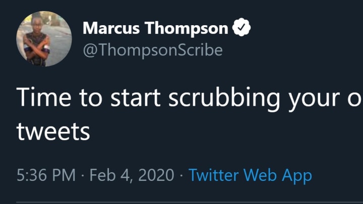 Marcus Thompson sent out a cryptic tweet about Andrew Wiggins Tuesday evening.