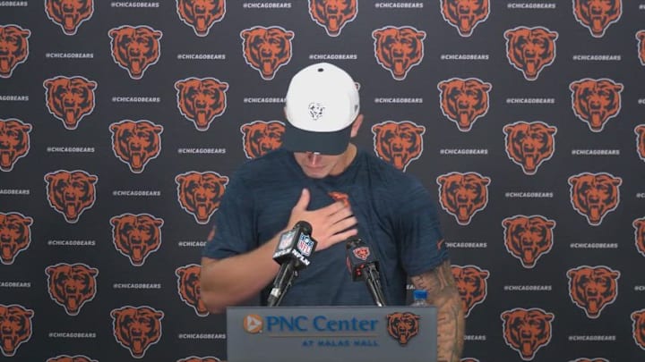 Tyson Bagent's reaction to contract extension Tyson Bagent's reaction to contract extension