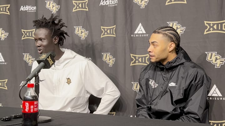 UCF Basketball 12/11 Presser: Center John Bol and Guard Chris Johnson UCF Basketball 12/11 Presser: Center John Bol and Guard Chris Johnson