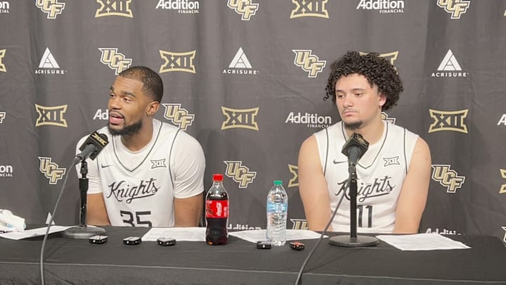 UCF Basketball Postgame Presser vs. Florida A&M: Forward Devan Cambridge and Guard Carmelo Pacheco