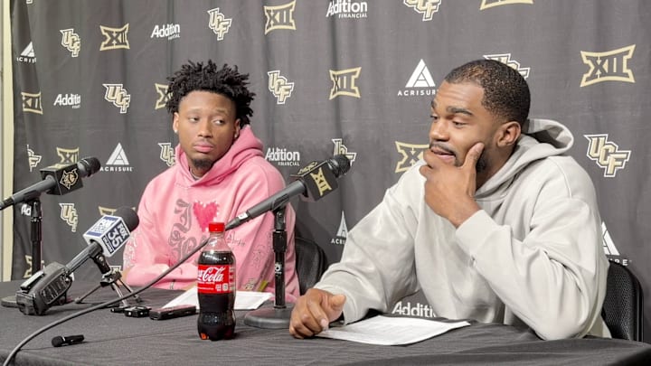 UCF Center Jeremy Foumena and Forward Devan Cambridge Preview Matchup Against West Virginia