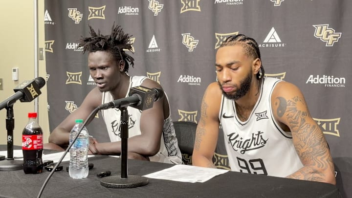 UCF center John Bol and forward Jordan Burks Postgame Presser vs. West Virginia UCF center John Bol and forward Jordan Burks Postgame Presser vs. West Virginia