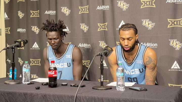 UCF center John Bol and Forward Jordan Burks Provide Insight On 'Nauts' Space Game Win Over #11 Texas Tech