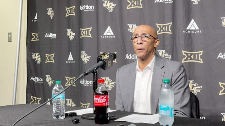UCF Coach Johnny Dawkins Postgame Presser vs. #17 Kansas