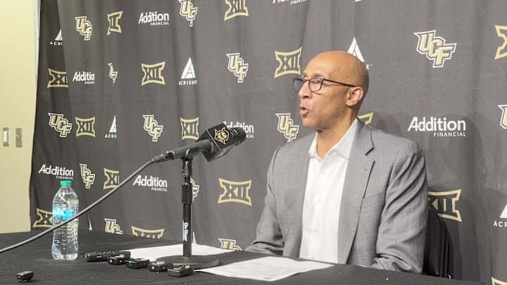 UCF Coach Johnny Dawkins Postgame Presser vs. No. 1 Arizona