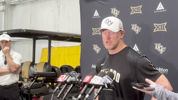 UCF Coach Scott Frost Post-Practice 3/31