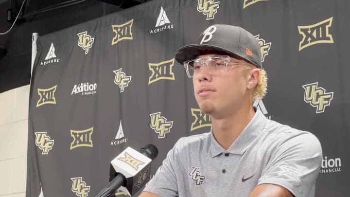 UCF Football Postgame vs. West Virginia: Tayven Jackson, Quarterback