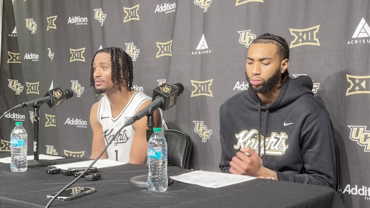 UCF Guard Themus Fulks and Forward Jordan Burks Postgame Presser vs. Arizona