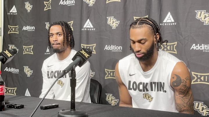UCF guard Themus Fulks and forward Jordan Burks React To NCAA Tournament Selection