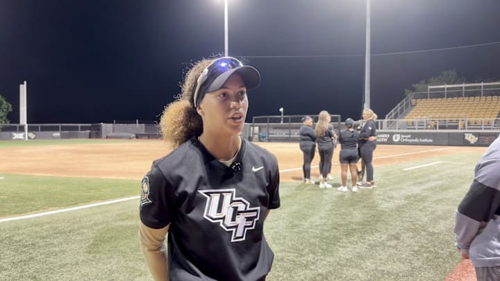 UCF Outfielder Zoe Calvez Postgame vs. North Florida