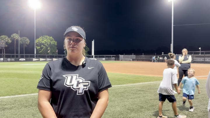 UCF Pitcher Lena Elkins Postgame vs. Stetson UCF Pitcher Lena Elkins Postgame vs. Stetson