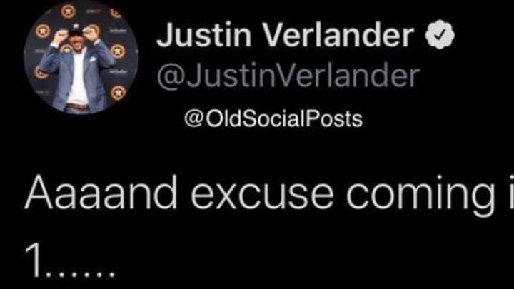 Justin Verlander's own tweets were used against him after the Astros were punished for cheating.