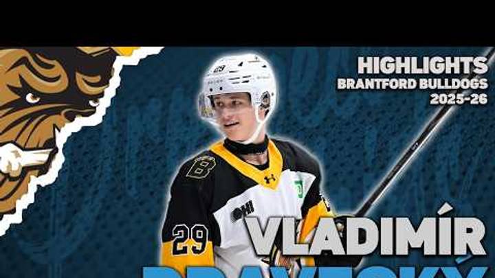Vladimír Dravecký | 2025-26 Highlights | Brantford Bulldogs
