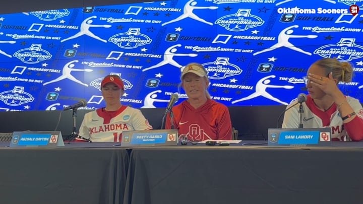 WATCH: Oklahoma HC Patty Gasso, Players’ Alabama Postgame Interview WATCH: Oklahoma HC Patty Gasso, Players’ Alabama Postgame Interview