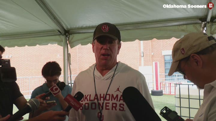 WATCH: Oklahoma OL Coach Bill Bedenbaugh Fall Camp Interview