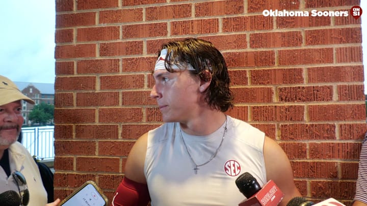 WATCH: Oklahoma QB John Mateer Interview (Week 1, Illinois State) WATCH: Oklahoma QB John Mateer Interview (Week 1, Illinois State)