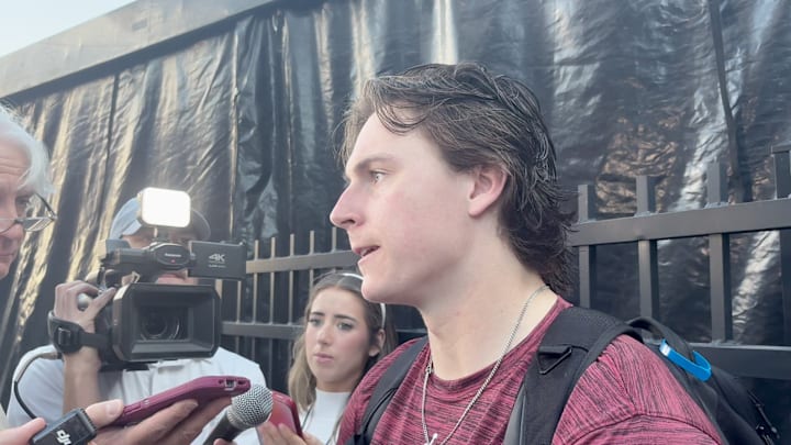 Watch Oklahoma QB John Mateer Recap Win Over South Carolina Watch Oklahoma QB John Mateer Recap Win Over South Carolina