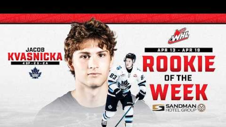 WHL Rookie of the Week | Jacob Kvasnicka