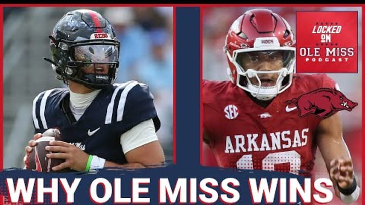 Why Ole Miss beats the Arkansas Razorbacks | Jaxson Dart Historic Day | Ole Miss Rebels Podcast